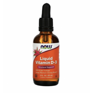 Now Liquid Vitamin D-3 400 IU 59 ml