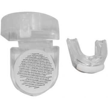 Protectie dubla Toorx gura pentru box/kick boxing/MMA, senior, transparent