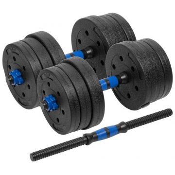 Set gantere reglabile Rebel Active RBA-2300, 2x 10kg
