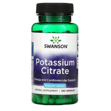 Swanson Potassium Citrate 99 mg 120 caps