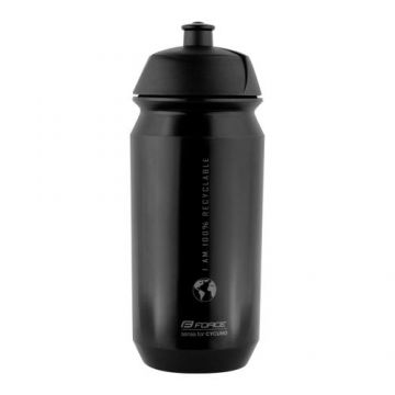 Bidon apa Force Bio Earth 500ml (Negru/Gri)