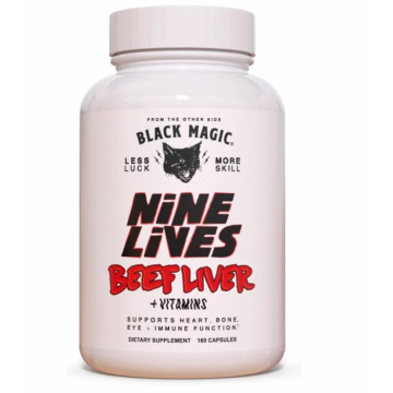 Black Magic Nine Lives Beef Liver+ Vitamins 160 caps