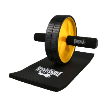 DOUBLE EXERCISE WHEEL & KNEE PAD