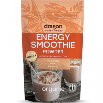 Energy Mix Pulbere Raw Bio 200gr (Canepa, Cacao Raw, Maca)