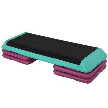 HOMCOM Stepper 3Niveluri Antiderapant Plastic | Aosom Romania