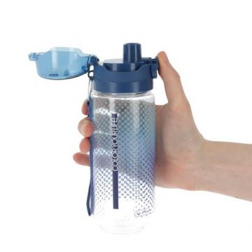 Sticla de apa Herlitz 50046690, 500 ml, BPA free (Albastru)