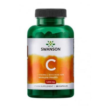 Swanson Vitamin C with Rose Hips Extract 1000 mg 90 caps