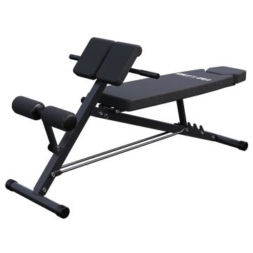 Banca de greutati cu hiperextensie, reglabila, Gorilla Sports