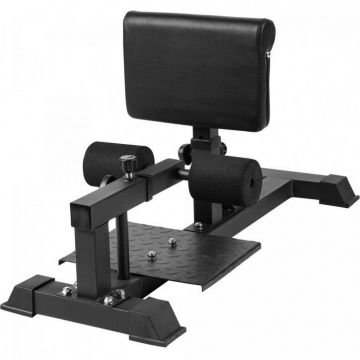 Bancă pentru genuflexiuni Sissy Squat Trainer, Negru Gorilla Sports