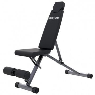 Bancă reglabilă pe înclinație și pliabilă Gorilla Sports