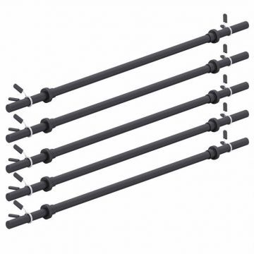 Bară aerobic 130 cm cu cleme 30/31 mm Gorilla Sports