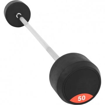 Bara cu greutati fixe cauciucate 10 - 50 KG Gorilla Sports