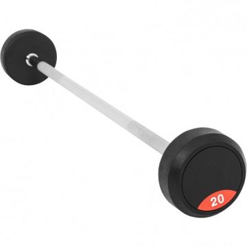 Bara cu greutati fixe cauciucate 10 - 50 KG Gorilla Sports
