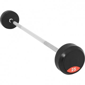 Bara cu greutati fixe cauciucate 10 - 50 KG Gorilla Sports