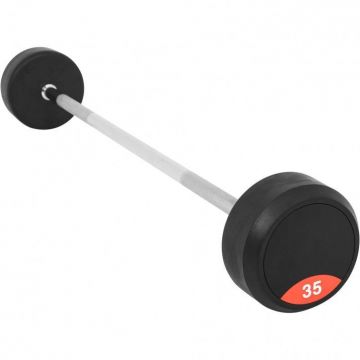 Bara cu greutati fixe cauciucate 10 - 50 KG Gorilla Sports