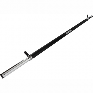 Bara de haltere de 140 cm, 30 mm, otel, crom, blocare arc ScSports
