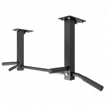 Bara tractiuni montare tavan, Alb/Negru Gorilla Sports
