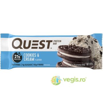 Baton Proteic cu Aroma de Biscuiti si Frisca 60g