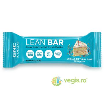 Baton Proteic cu Aroma de Tort de Vanilie Total Lean 50g