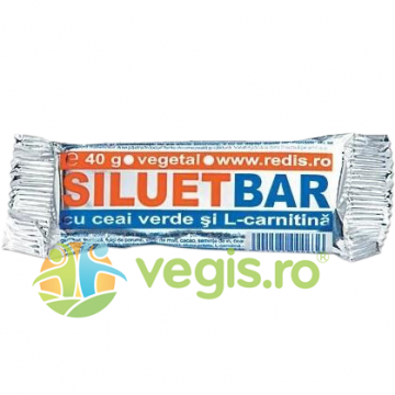Baton Proteic Siluetbar cu Ceai Verde si L-Carnitina 40g