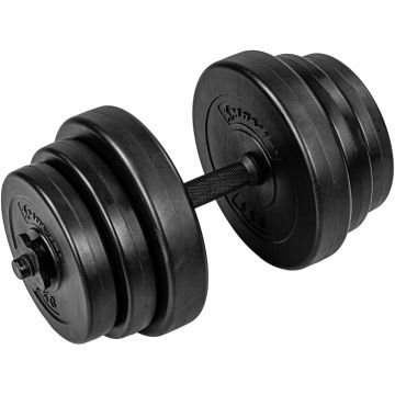 Gantera, 20 kg, negru MOVIT