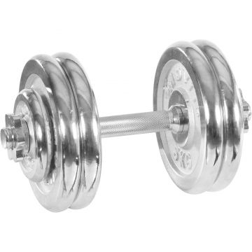 Gantera, greutate 20-30 Kg, otel cromat MOVIT
