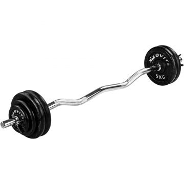 Gantera profesionala, 35 kg, inchidere cu cleme MOVIT