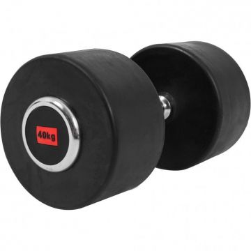 Ganteră profesională cu cauciuc, 2,5-50 Kg Gorilla Sports