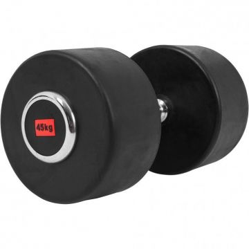 Ganteră profesională cu cauciuc, 2,5-50 Kg Gorilla Sports