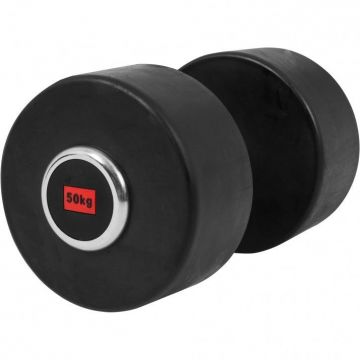 Ganteră profesională cu cauciuc, 2,5-50 Kg Gorilla Sports