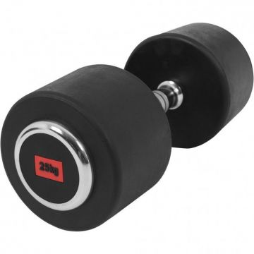 Ganteră profesională cu cauciuc, 2,5-50 Kg Gorilla Sports