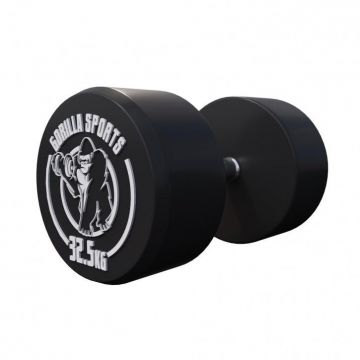 Ganteră rotundă fixă 2,5-40 Kg Gorilla Sports