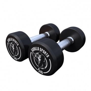 Ganteră rotundă fixă 2,5-40 Kg Gorilla Sports