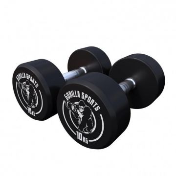 Ganteră rotundă fixă 2,5-40 Kg Gorilla Sports