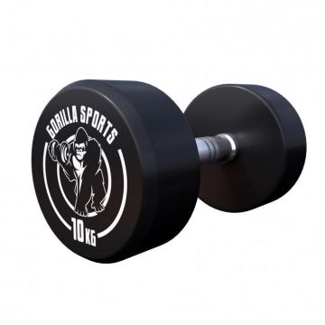 Ganteră rotundă fixă 2,5-40 Kg Gorilla Sports