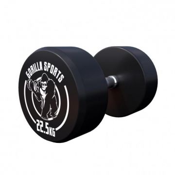 Ganteră rotundă fixă 2,5-40 Kg Gorilla Sports