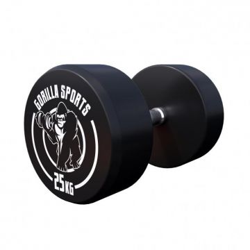 Ganteră rotundă fixă 2,5-40 Kg Gorilla Sports