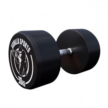 Ganteră rotundă fixă 2,5-40 Kg Gorilla Sports