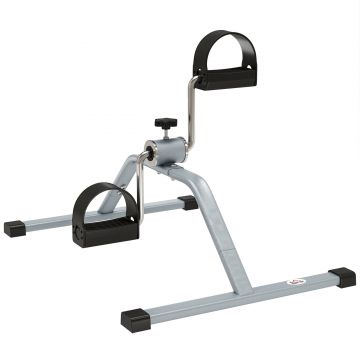 HOMCOM Mini bicicleta de apartament pentru casa si birou, bicicleta de exercitii cu pedale, portabil, 40 x 53 x 29 cm, gri | Aosom Romania
