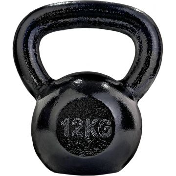 Kettlebell, 4 kg - 28 kg, fonta, negru ScSports