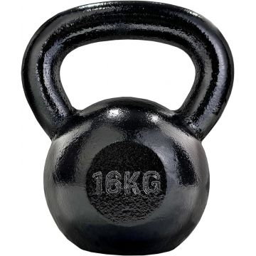 Kettlebell, 4 kg - 28 kg, fonta, negru ScSports