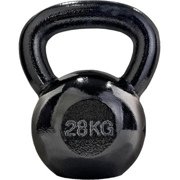 Kettlebell, 4 kg - 28 kg, fonta, negru ScSports
