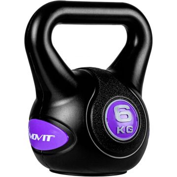 Kettlebell, ciment, 3 - 20 KG, negru MOVIT