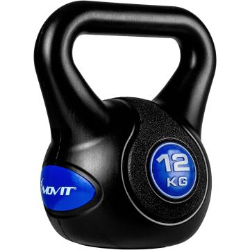 Kettlebell, ciment, 3 - 20 KG, negru MOVIT
