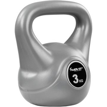 Kettlebell, de 1-20 kg, gri MOVIT