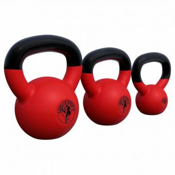 Kettlebell din fontă turnată cu înveliș de cauciuc 2-32 Kg Gorilla Sports