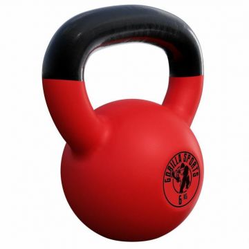 Kettlebell din fontă turnată cu înveliș de cauciuc 2-32 Kg Gorilla Sports