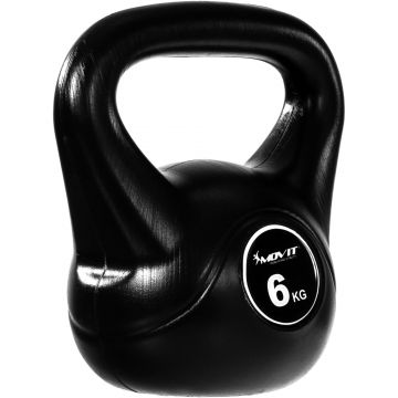 Kettlebell, negru, MOVIT, 3 - 20 KG