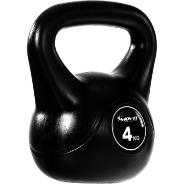 Kettlebell, negru, MOVIT, 3 - 20 KG
