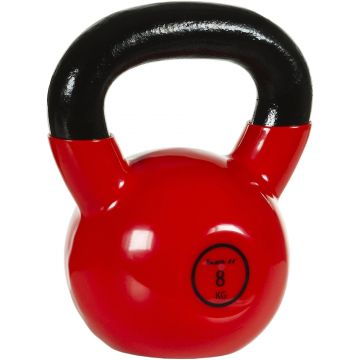 Kettlebell profesional, 2 - 24 KG, fonta, rosu MOVIT